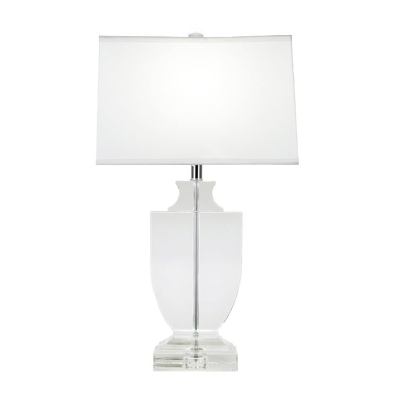 Olympia Solid Crystal Table Lamp - Lillian Home