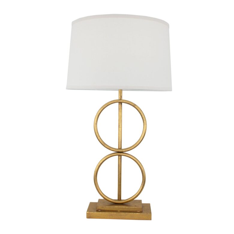 Olympus Gold Leaf Table Lamp- Lillian Home