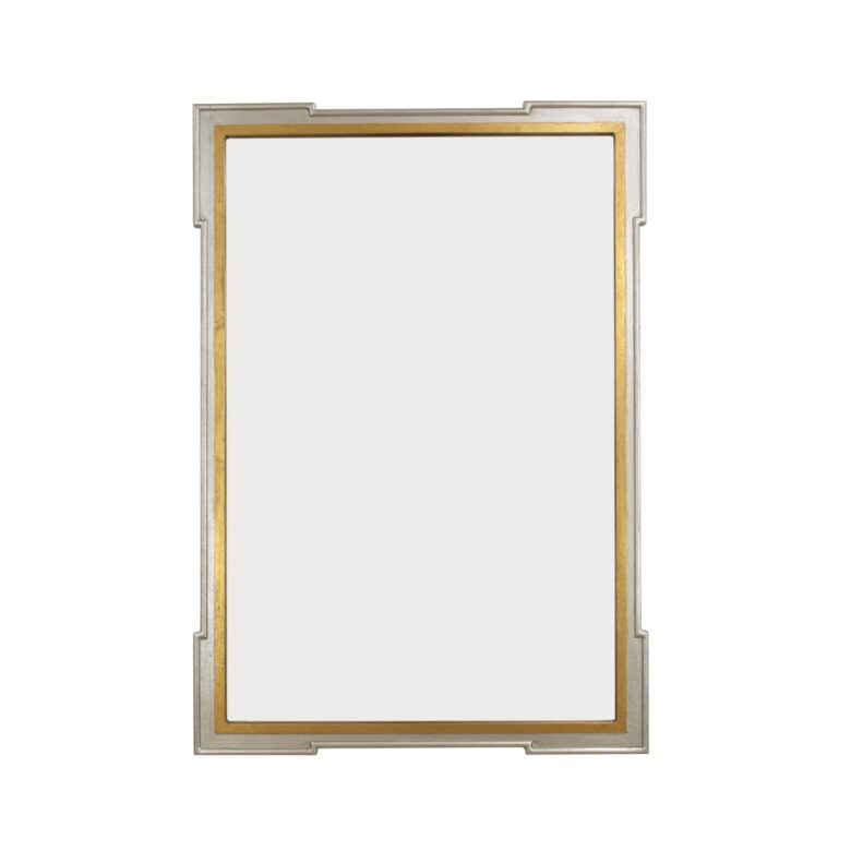 Pari Silver and Gold Wall Mirror- Lillian Home