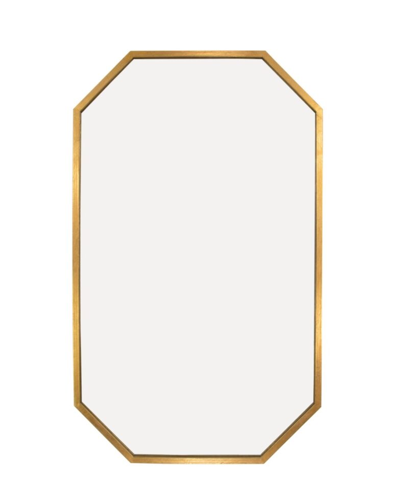 Somo Gold Leaf Wall Mirror- Lillian Home