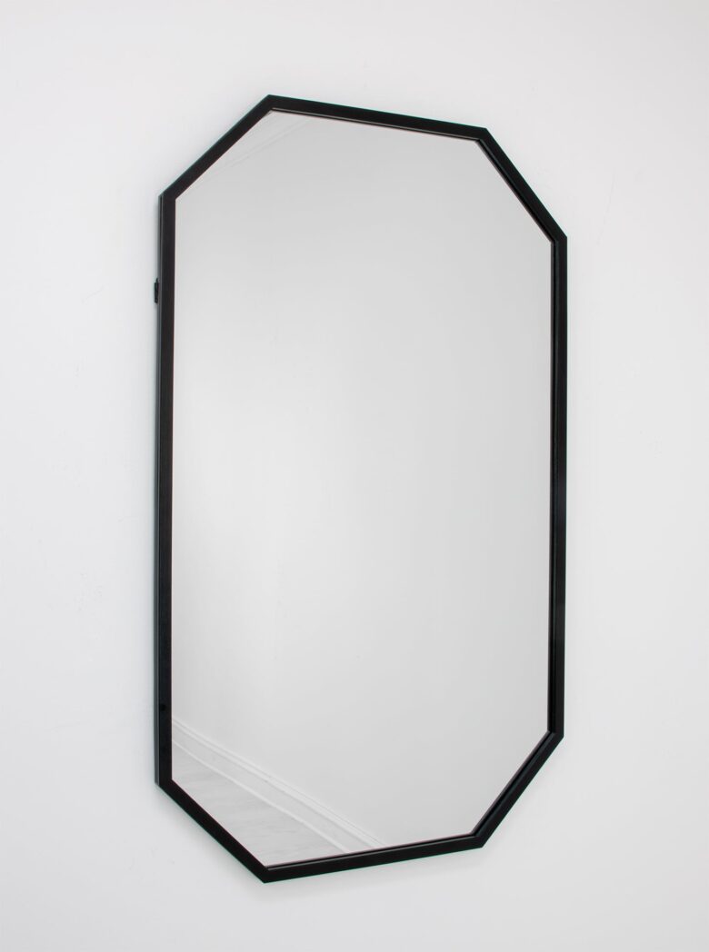 Somo Black Frame Mirror- Lillian Home