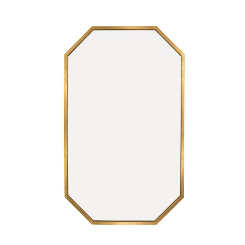 Somo Gold Leaf Wall Mirror- Lillian Home