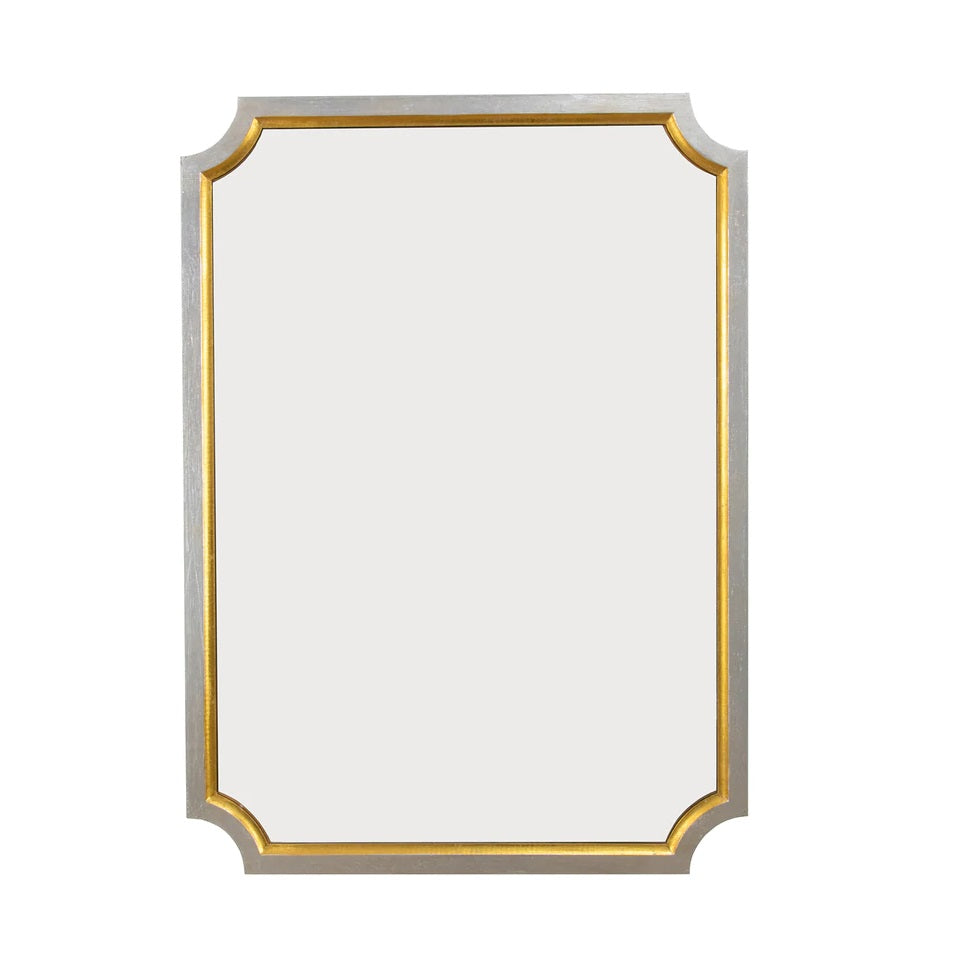 Tulip Silver And Gold Wall Mirror- Lillian Home