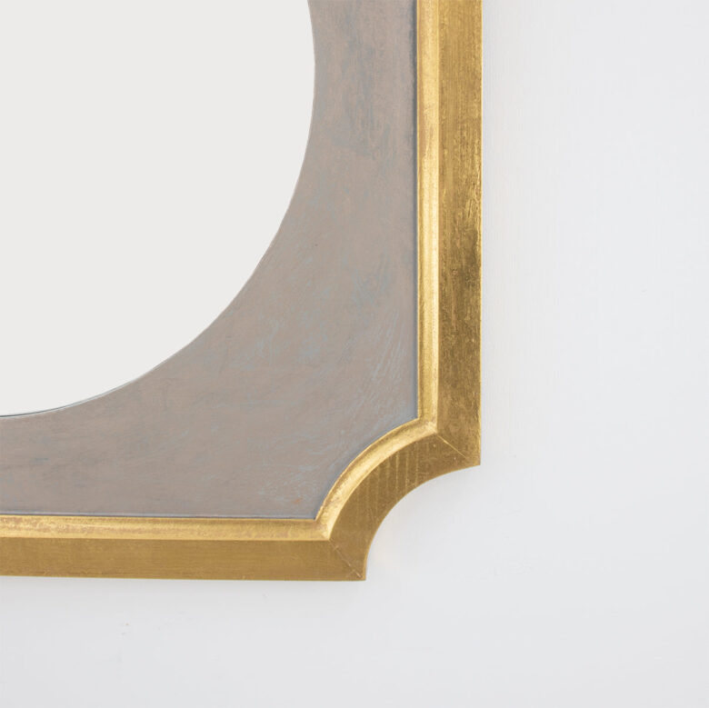 Zeke Champagne and Gold Mirror- Lillian Home