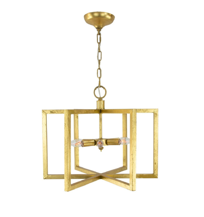 Aron 6 Light Gold Lantern- Lillian Home