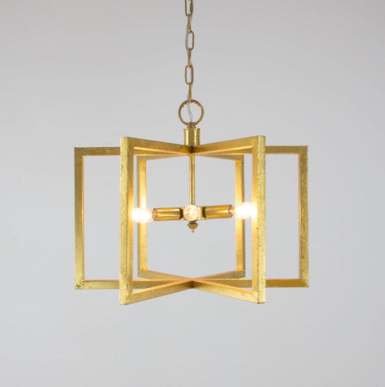 Aron 6 Light Gold Lantern- Lillian Home