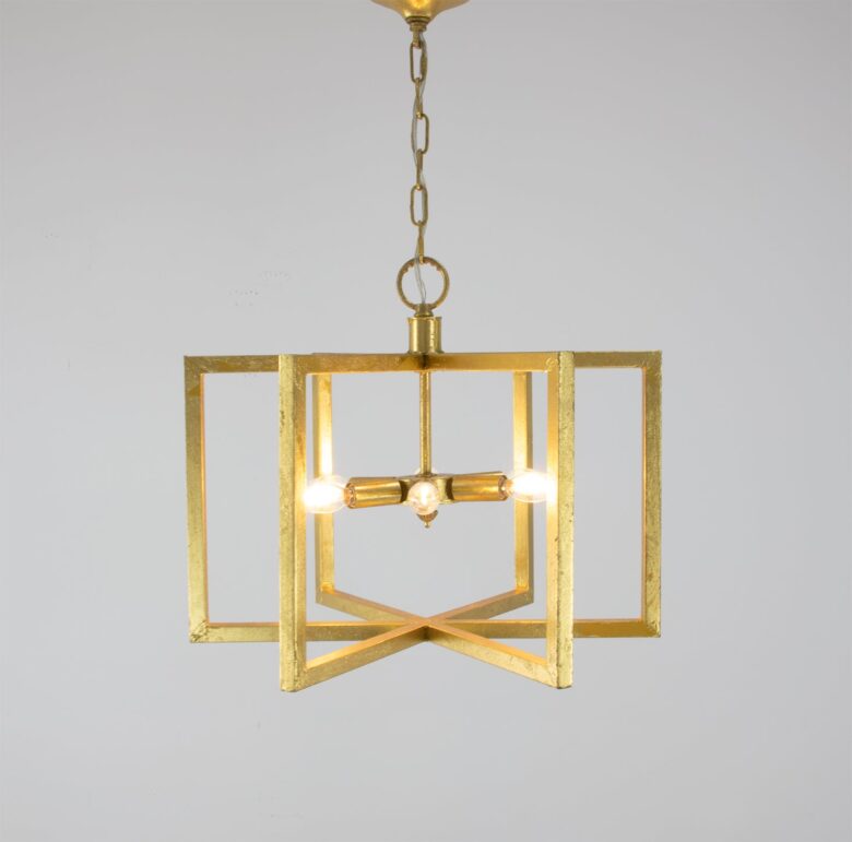 Aron 6 Light Gold Lantern- Lillian Home