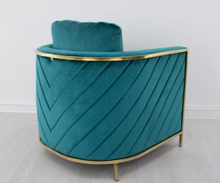Sienna Gold and Green Chair