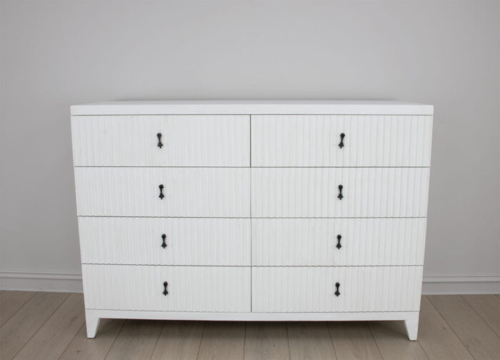 Kara Large White Dresser- Lillian Home