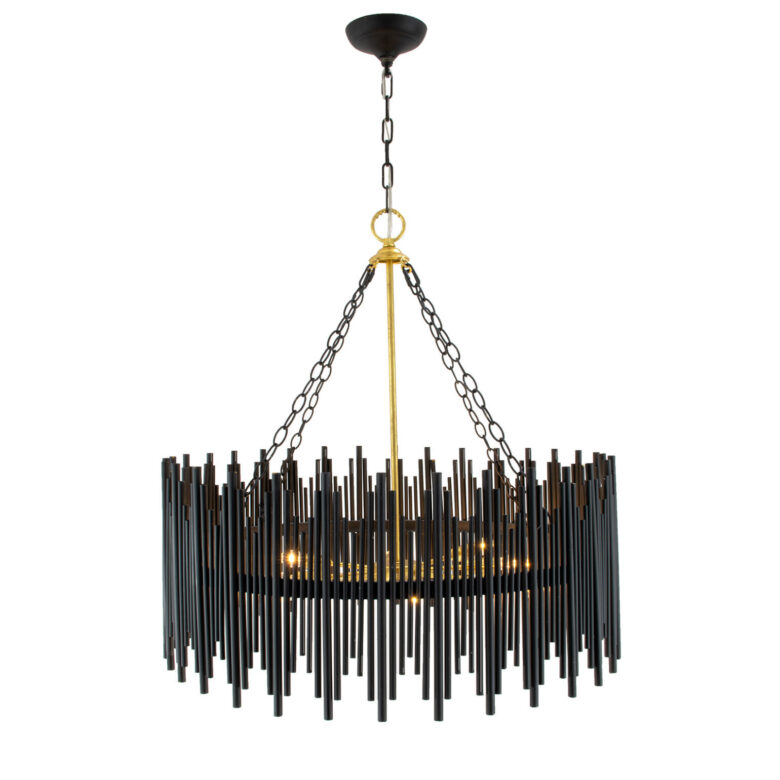 Atlas Black and Gold Lantern- Lillian Home