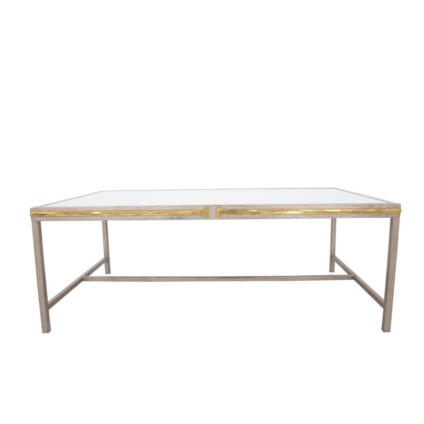 Celine Champagne & Gold Coffee Table- Lillian Home