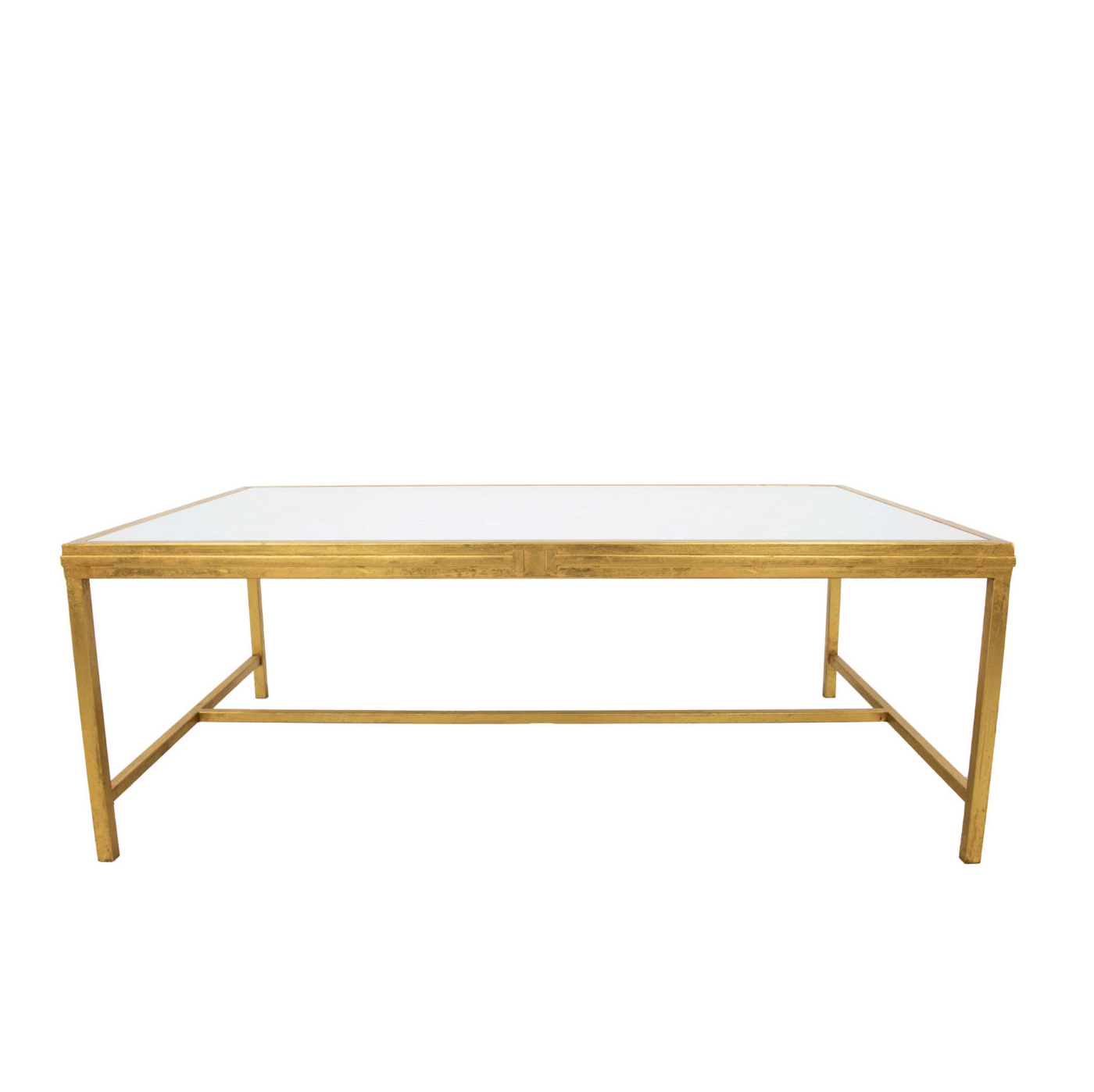 Celine Gold Rectangular Coffee Table- Lillian Home