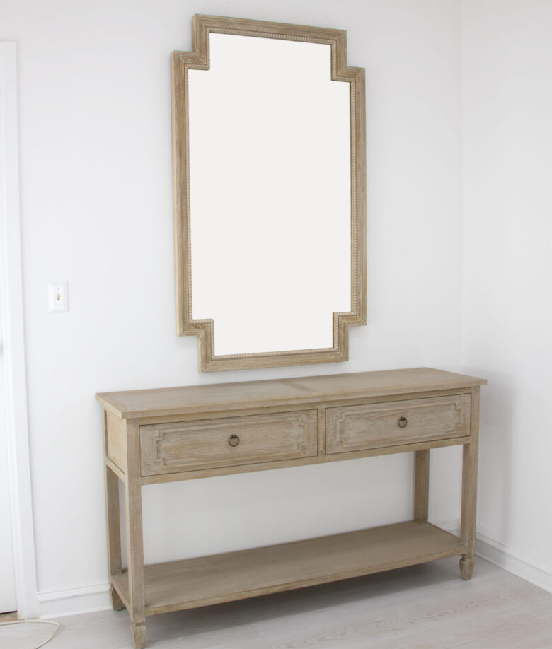 Dara Oak Wood Wall Mirror - Image 5