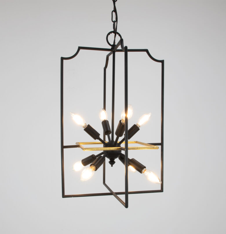 Elodie Black & Gold Lantern - Image 6