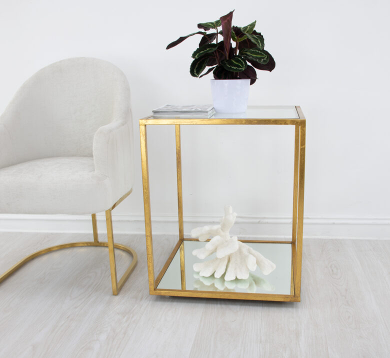 Emily Gold Side Table - Image 5