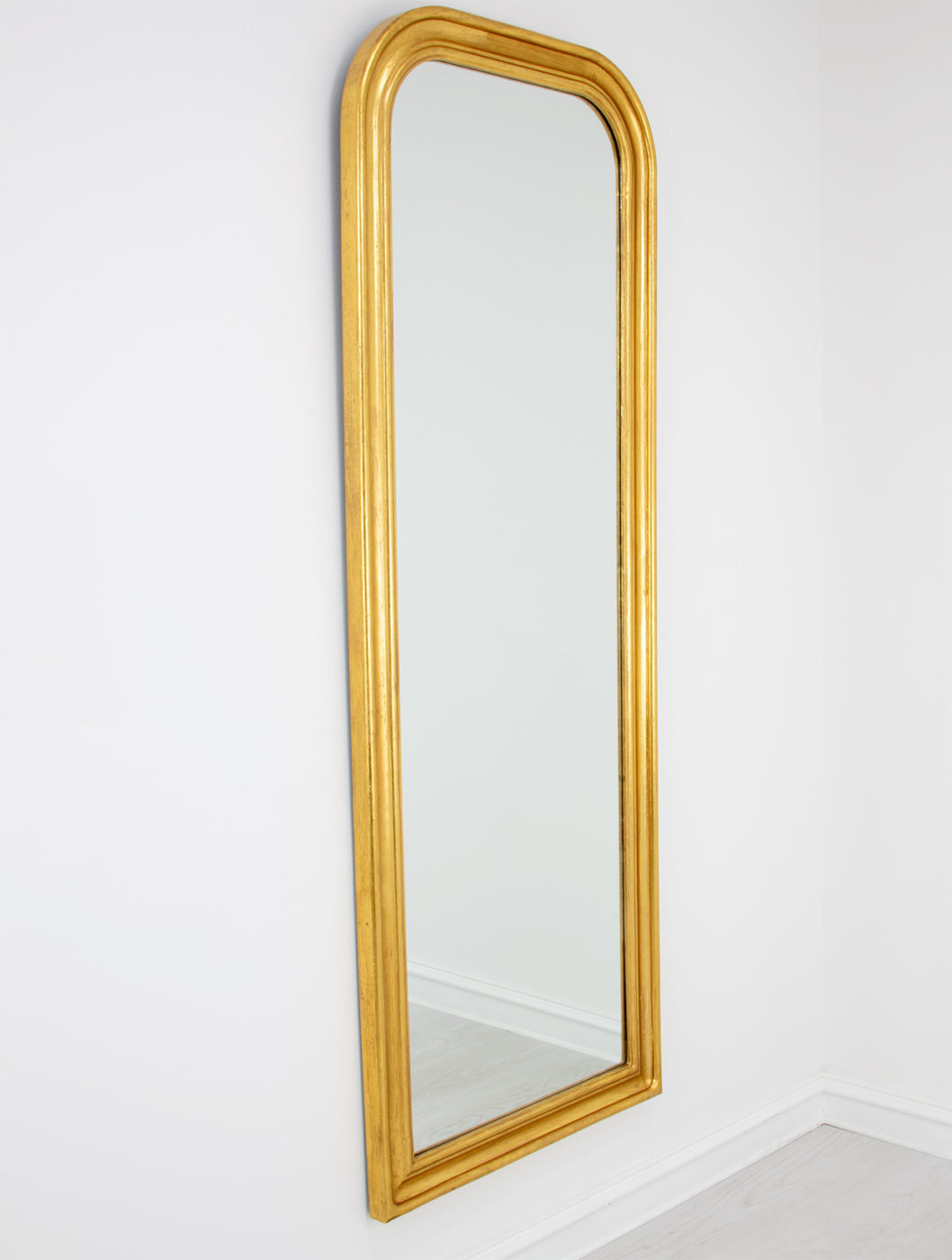 Isla Silver Gold Louis Philippe Floor Mirror