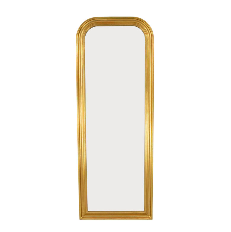 Isla Gold Louis Philippe Full Length Mirror- Lillian Home