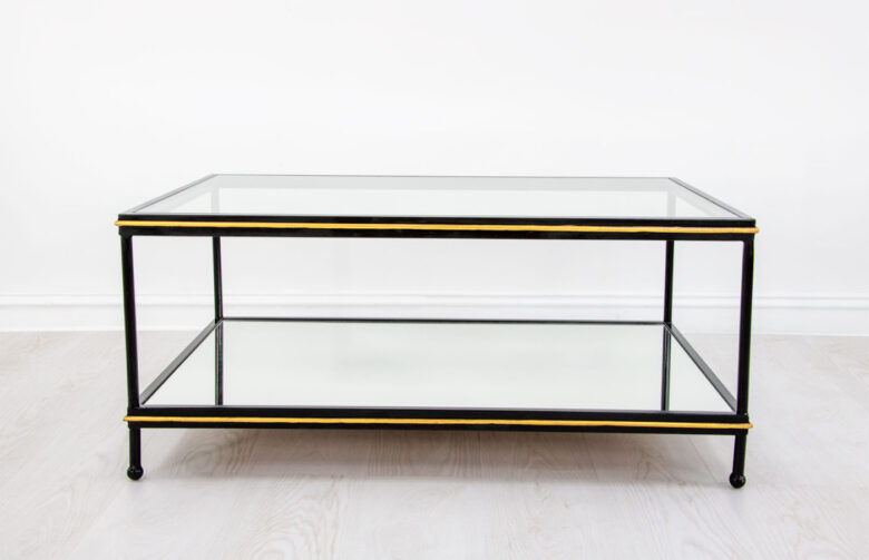 Lauren Black & Gold Coffee Table - Image 3