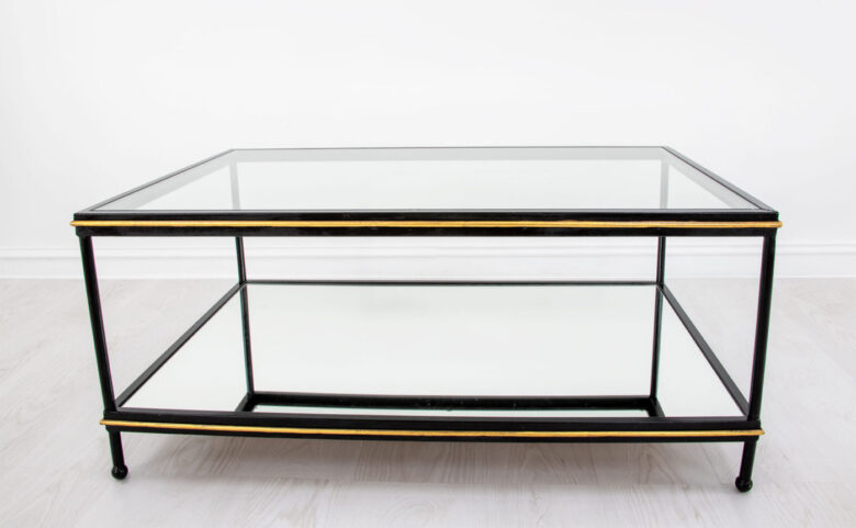 Lauren Black & Gold Coffee Table - Image 4