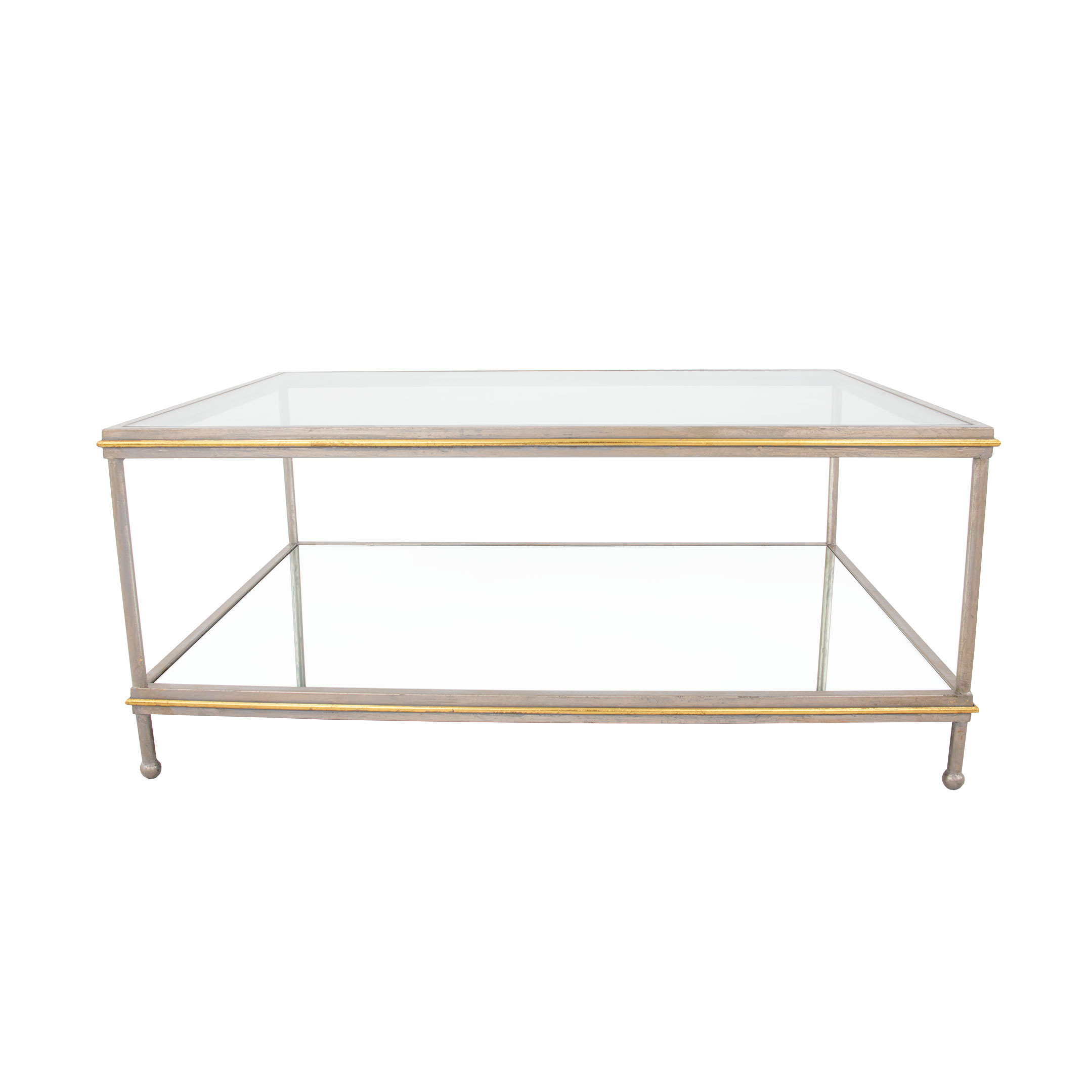 Lauren Champagne & Gold Coffee Table- Lillian Home