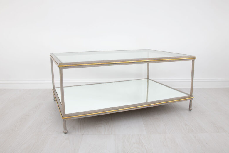 Lauren Champagne & Gold Coffee Table - Image 2