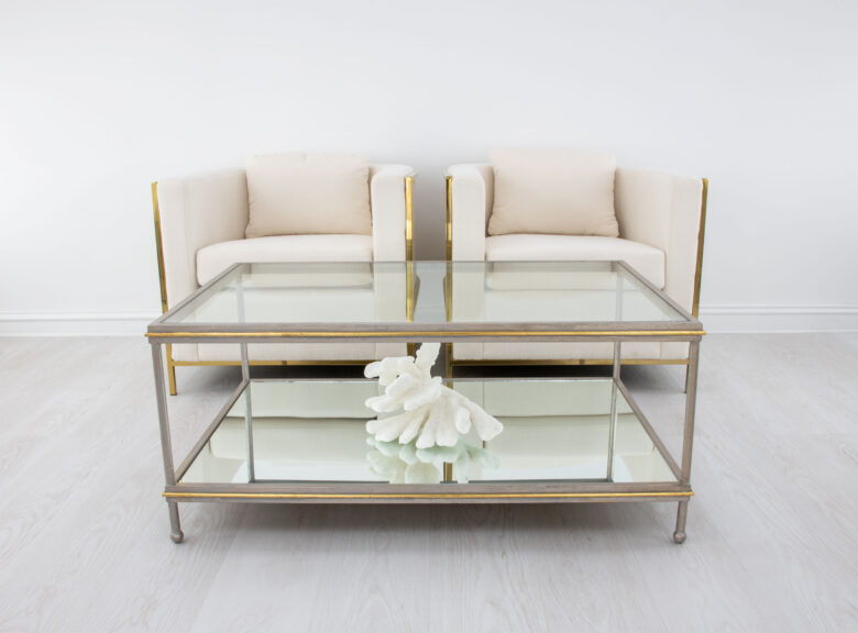 Lauren Champagne & Gold Coffee Table - Image 7