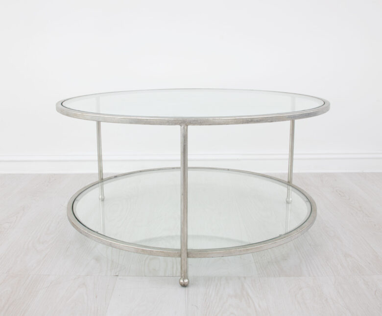 Lilia Silver Round Coffee Table - Image 3