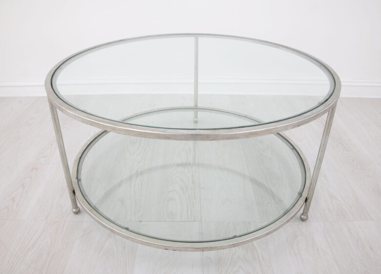 Lilia Silver Round Coffee Table - Image 2