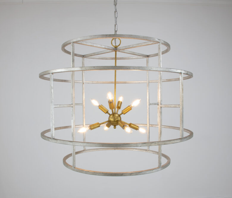 Lilou Silver & Gold Chandelier - Image 4