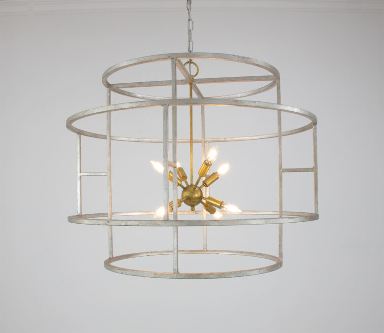 Lilou Silver & Gold Chandelier - Image 6