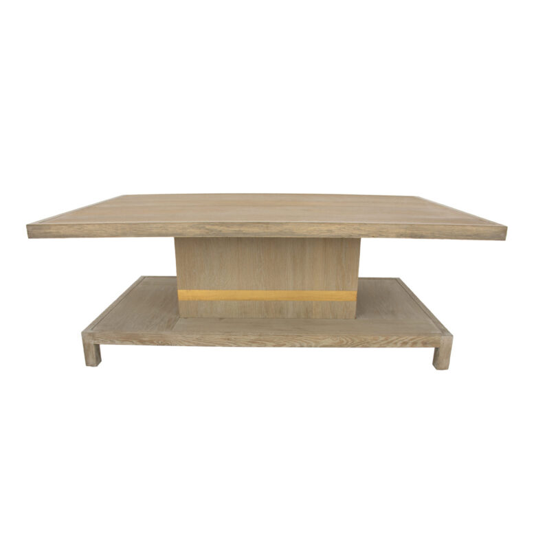 Lorraine Natural Oak Coffee Table- Lillian Home