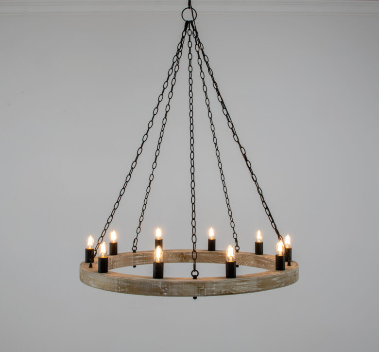 Malo Natural Oak Chandelier - Image 5