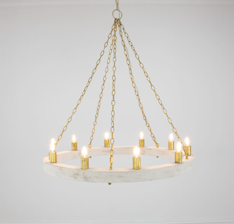 Malo White & Gold Chandelier - Image 2