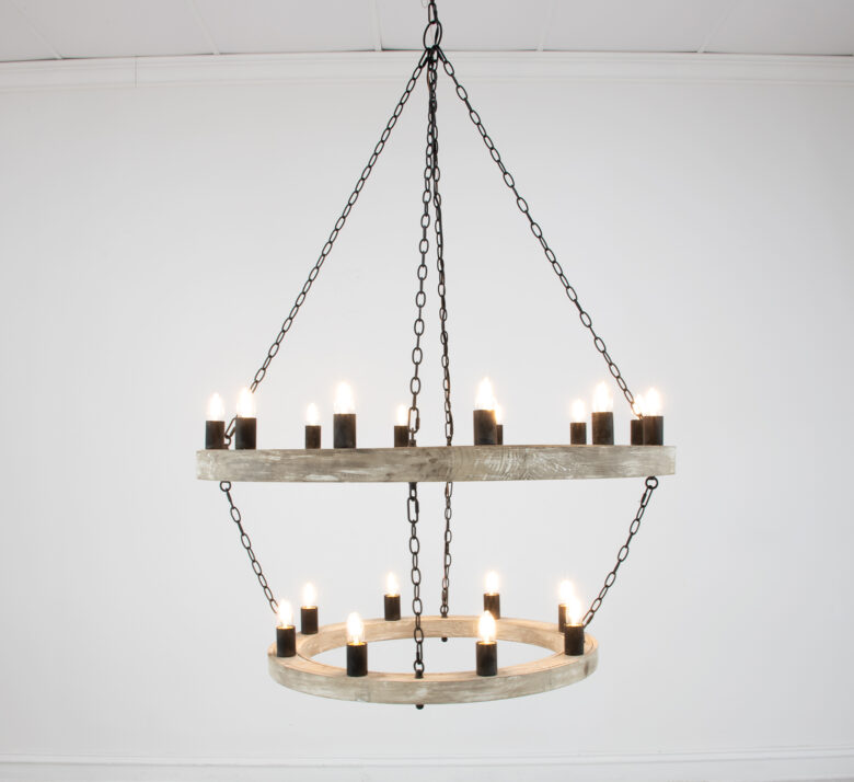 Maloz Natural Oak Chandelier - Image 5