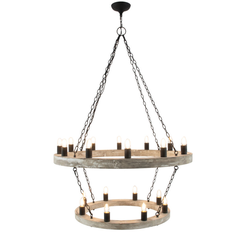 Maloz Natural Oak Chandelier