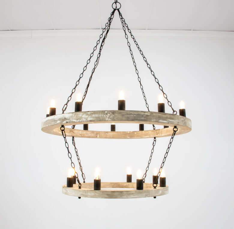 Maloz Natural Oak Chandelier - Image 9