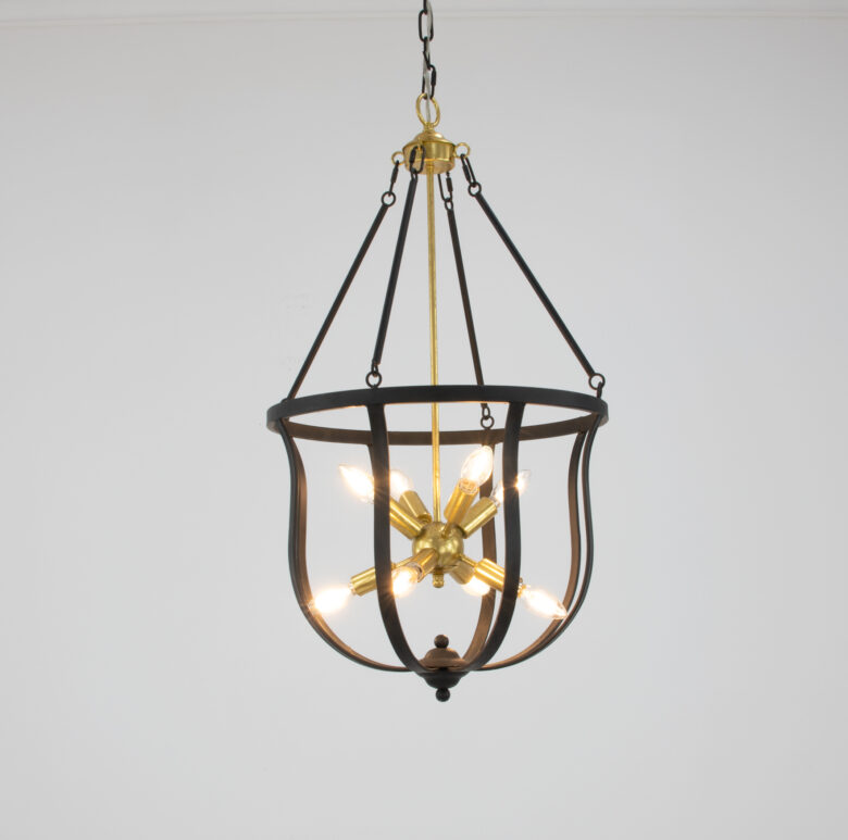 Maxim Black & Gold Chandelier - Image 4