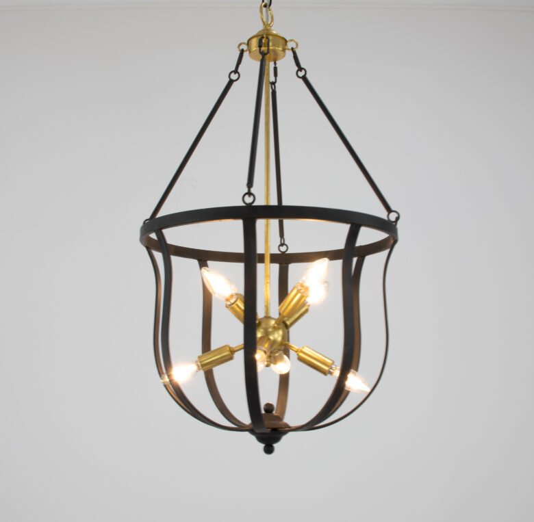 Maxim Black & Gold Chandelier - Image 2