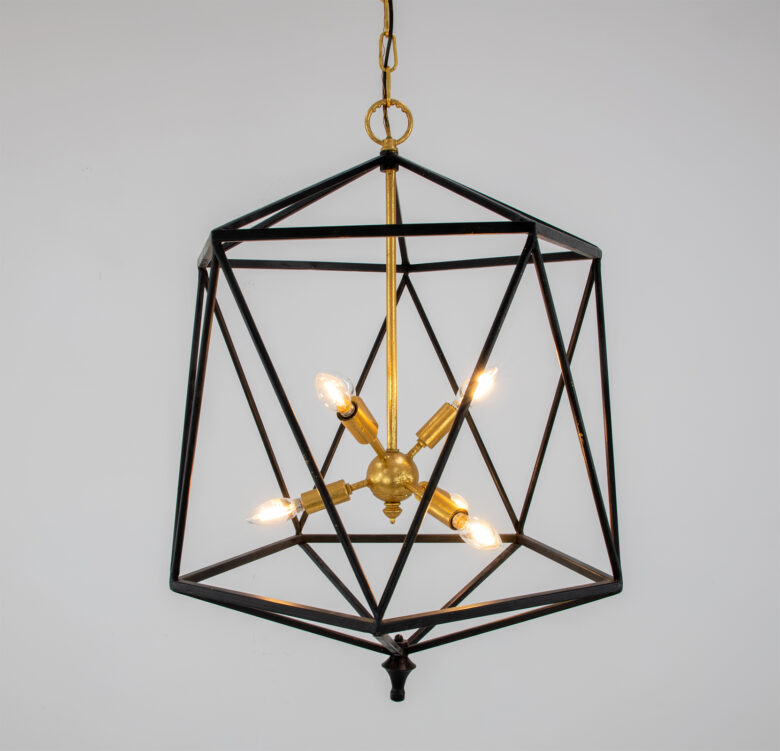 Victor Black & Gold Chandelier - Image 5