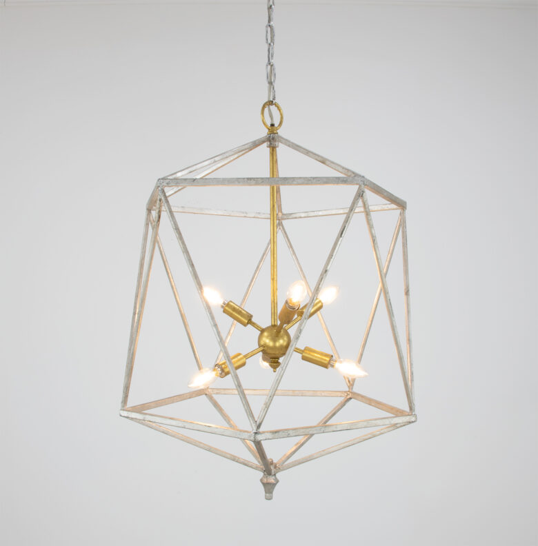 Victor Silver & Gold Chandelier - Image 4