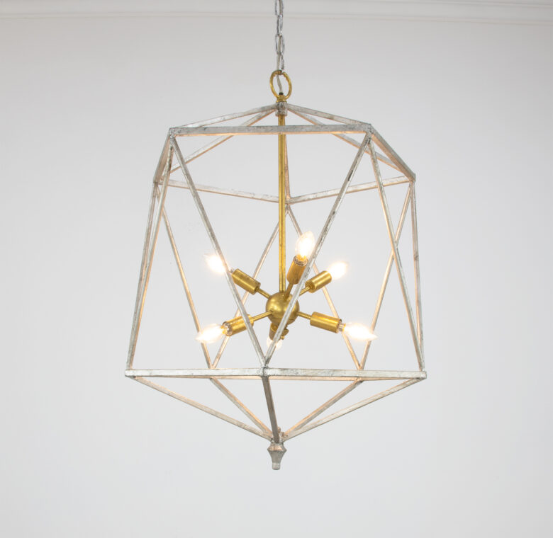 Victor Silver & Gold Chandelier - Image 5