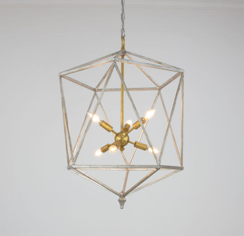 Victor Silver & Gold Chandelier - Image 6