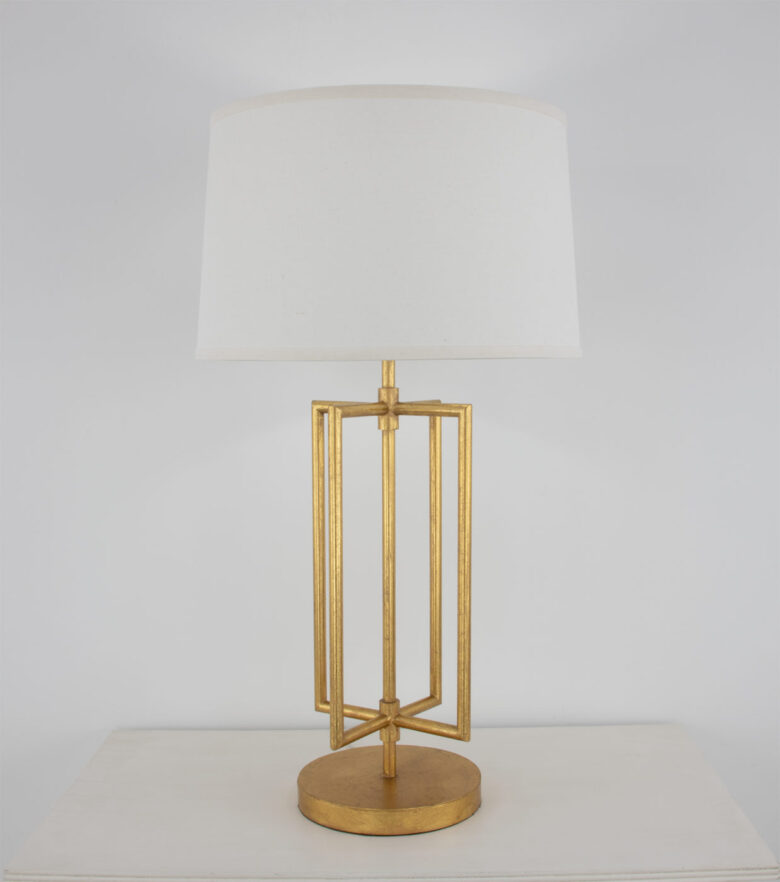 Zeo Gold Table Lamp - Image 4