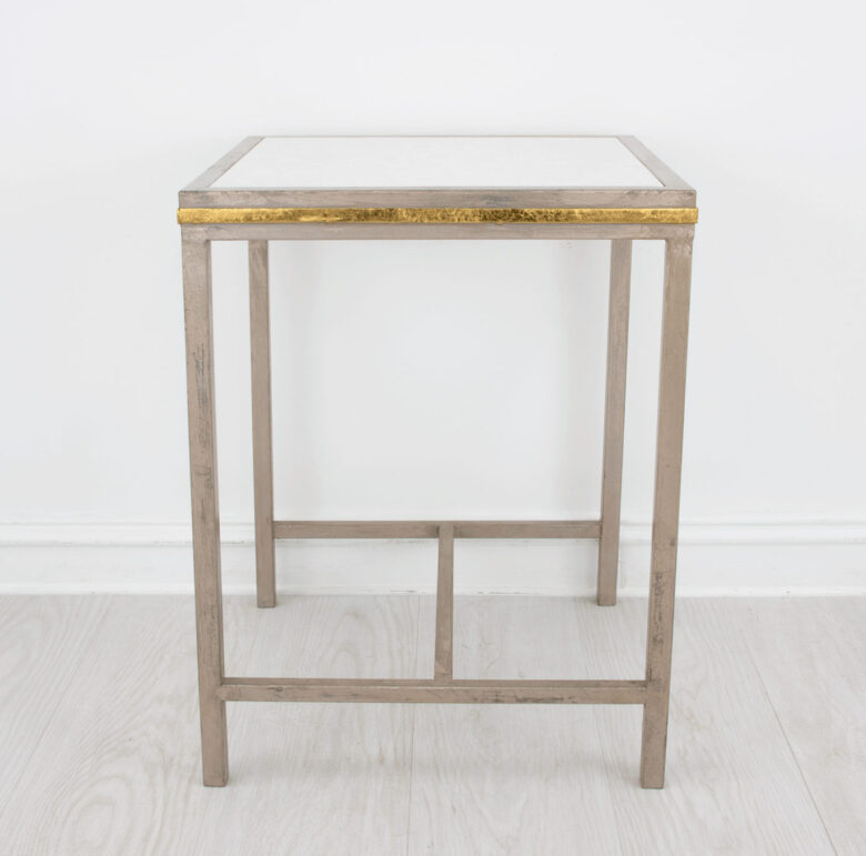 Celine Champagne & Gold Side Table - Image 3