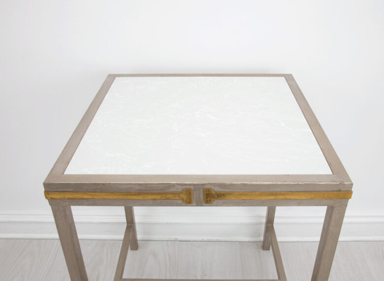 Celine Champagne & Gold Side Table - Image 5