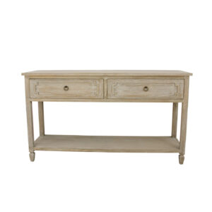 Dion Oak Console Table- Lillian Home