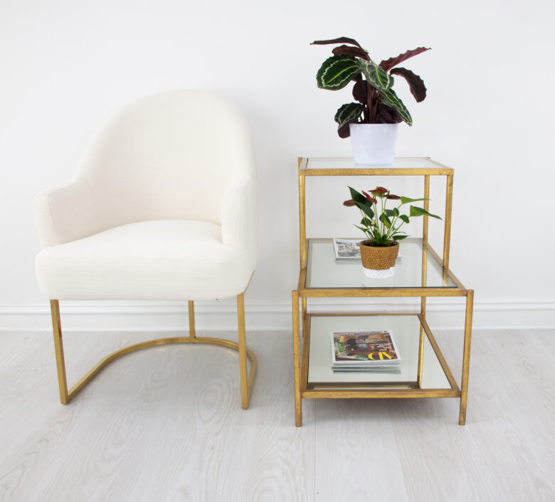 Hanna Gold Side Table - Image 4