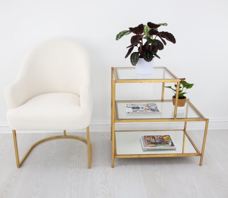 Hanna Gold Side Table - Image 6