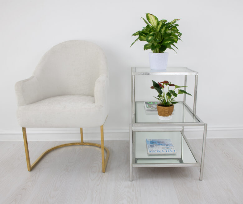 Hanna Silver Side Table - Image 4