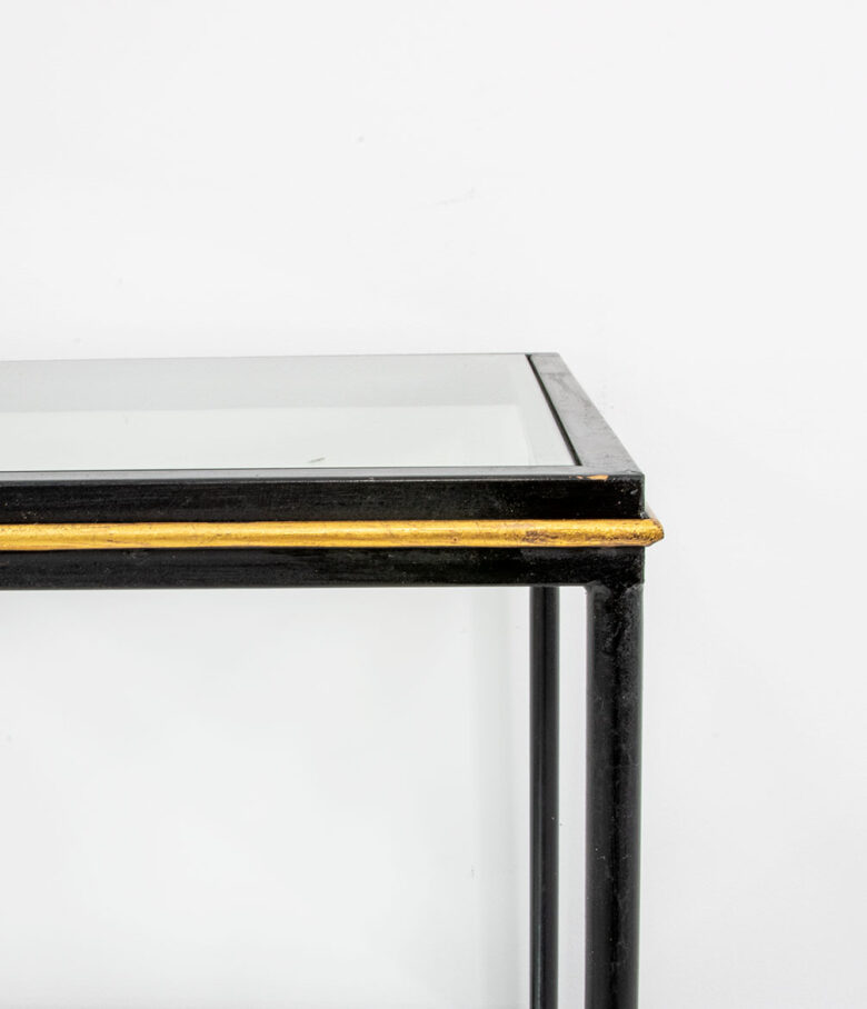 Lauren Black & Gold Side Table - Image 4